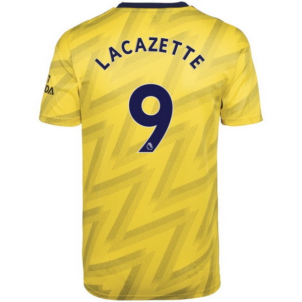 Trikot Arsenal NO.9 Lacazette Auswarts 2019-20 Gelb Fussballtrikots Günstig